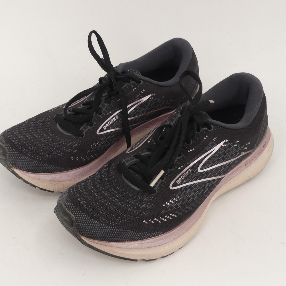 Brooks Glycerin 19 Running Shoes Black Pink DNA Loft 120343 Women's Size 8.5